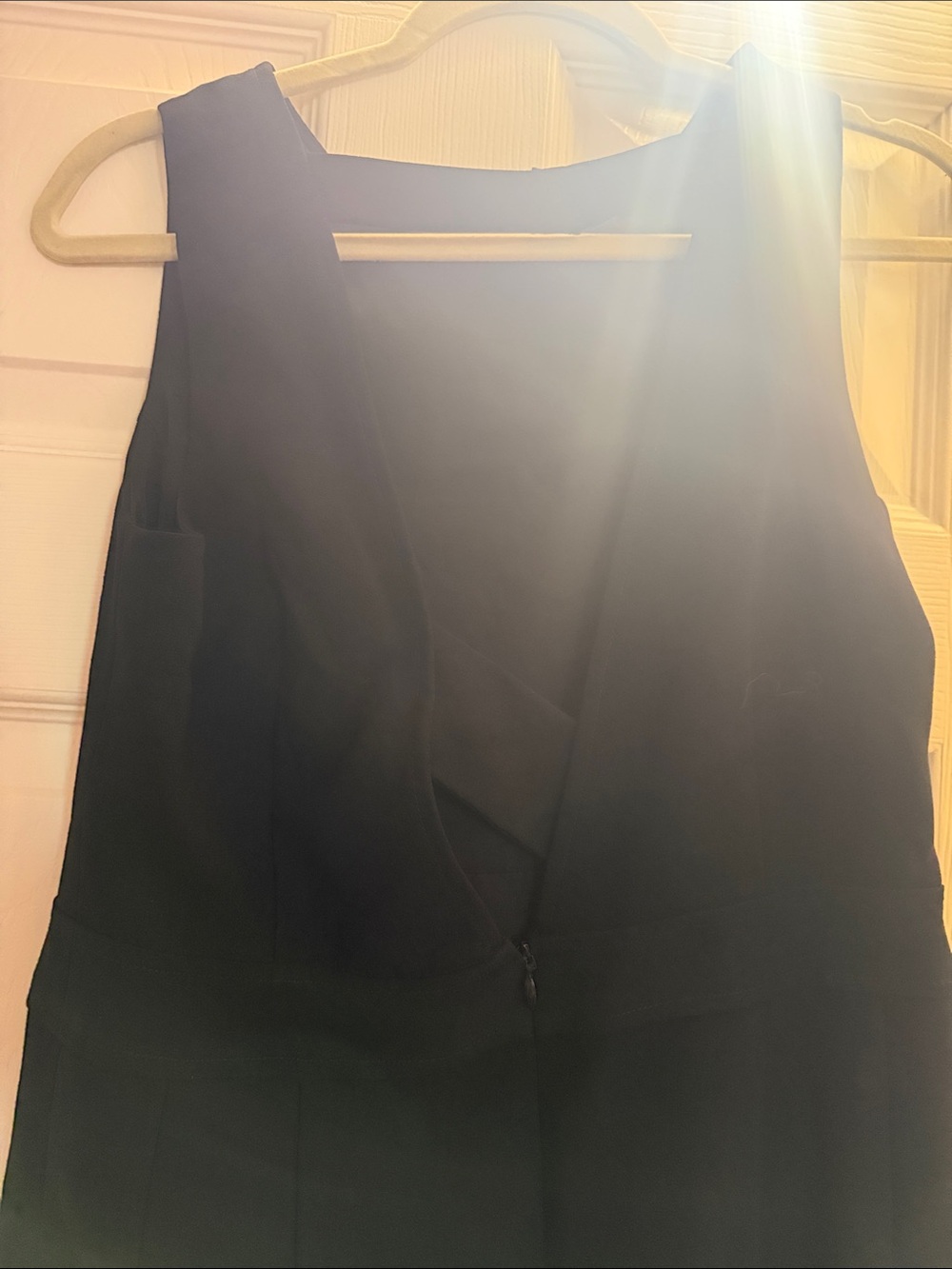 Nanette Lepore Black Midi Dress with Multicolor Floral Appliqué - Picture 7 of 7